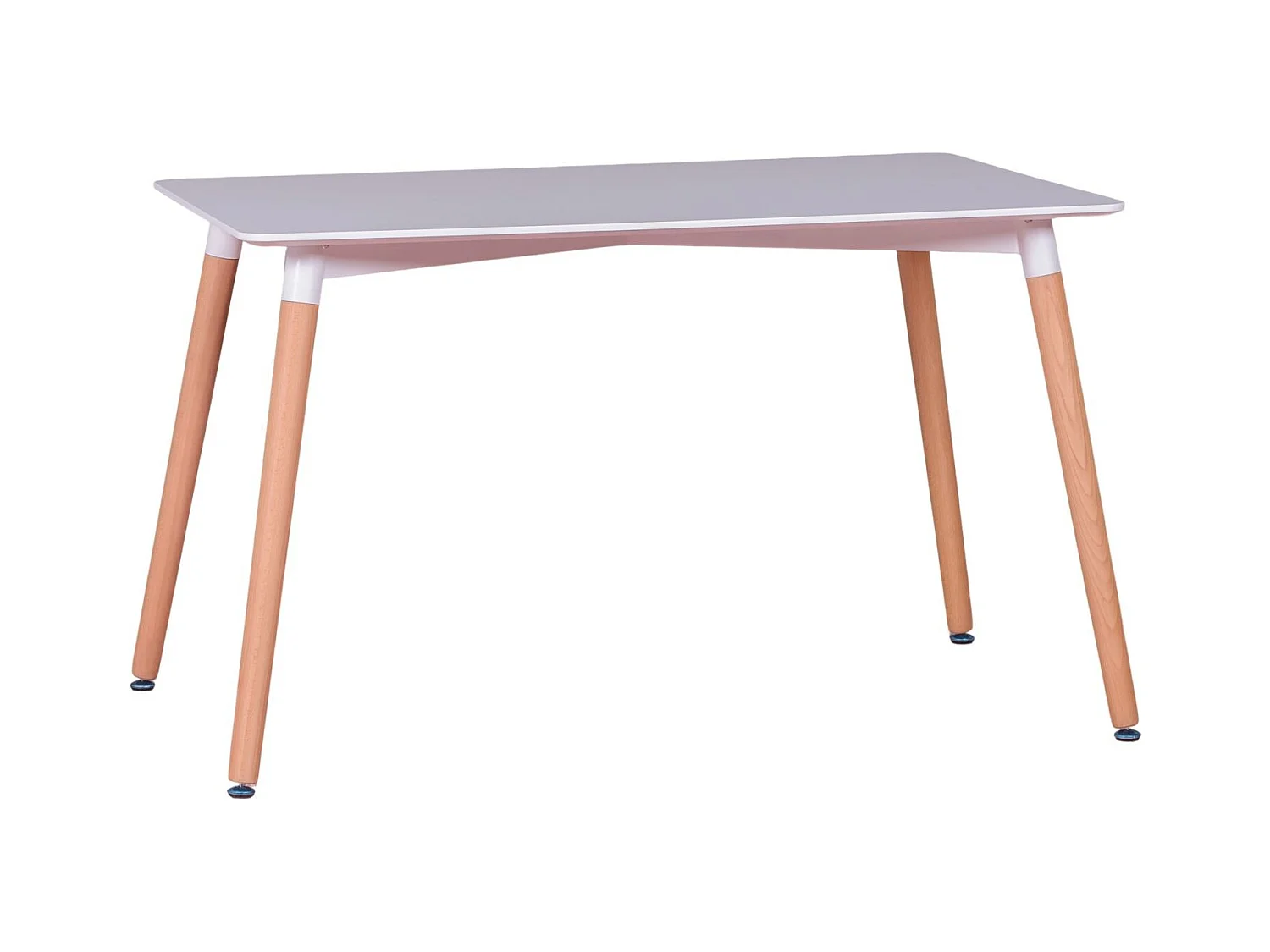 Table de salle à manger rectangulaire (120x80) - Fox - Blanc