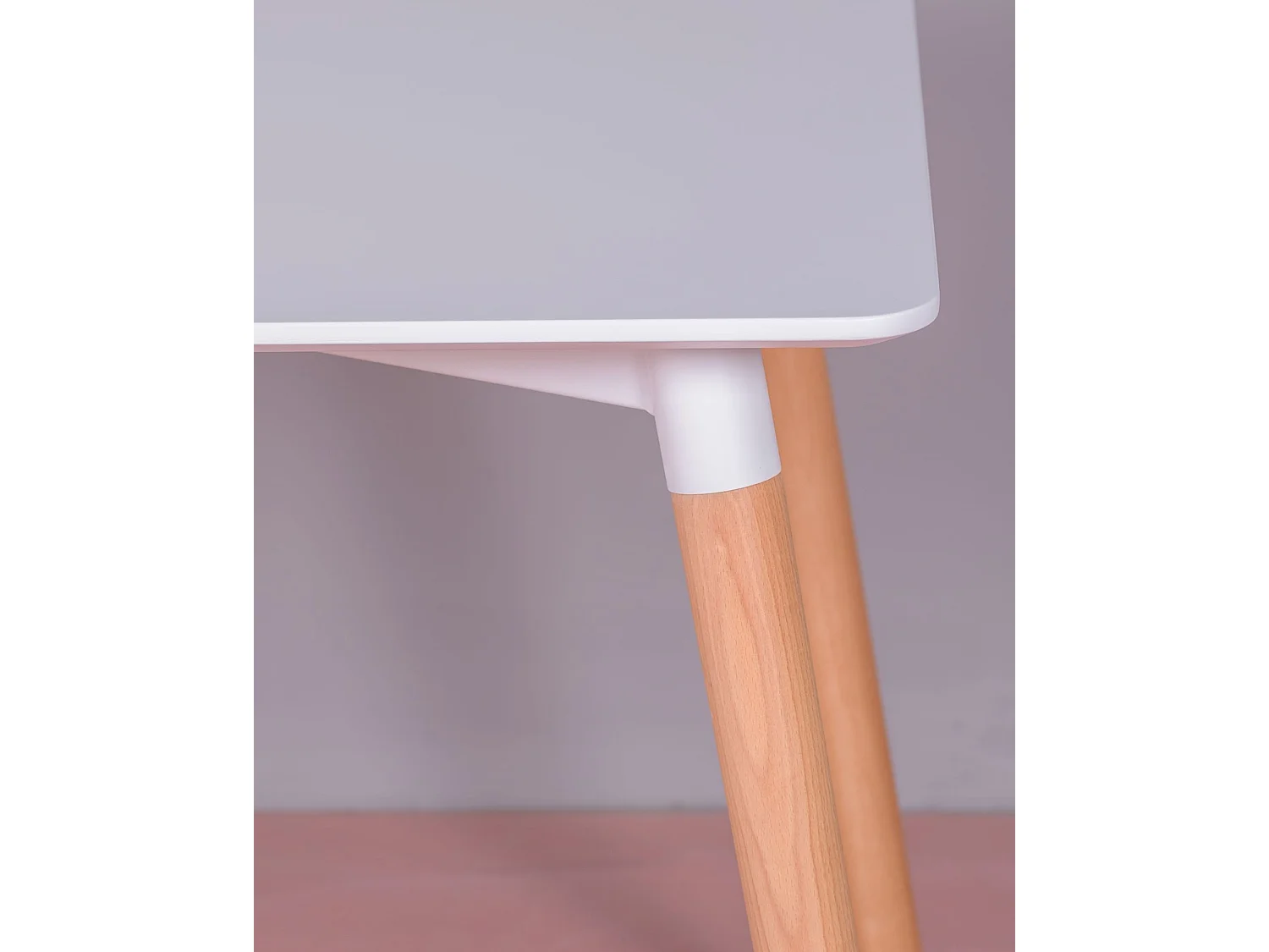 Mesa de jantar retangular (120x80) - Fox - Branco