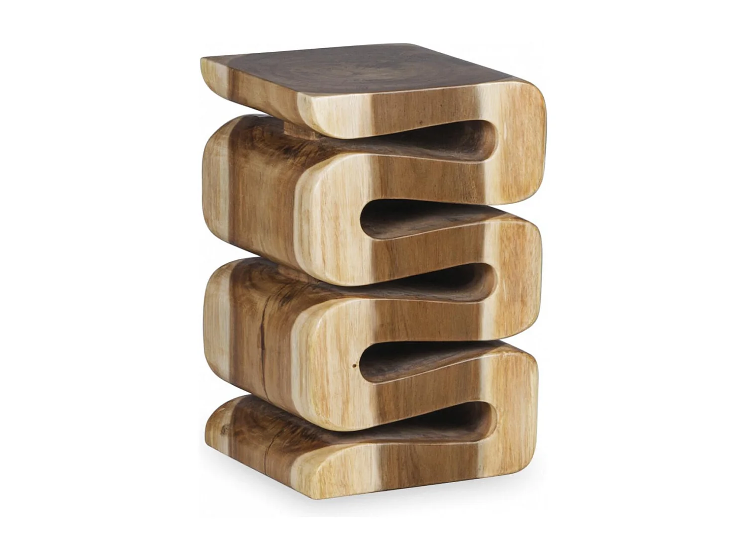 Tabouret Bois Marron - Décoration d'Autrefois