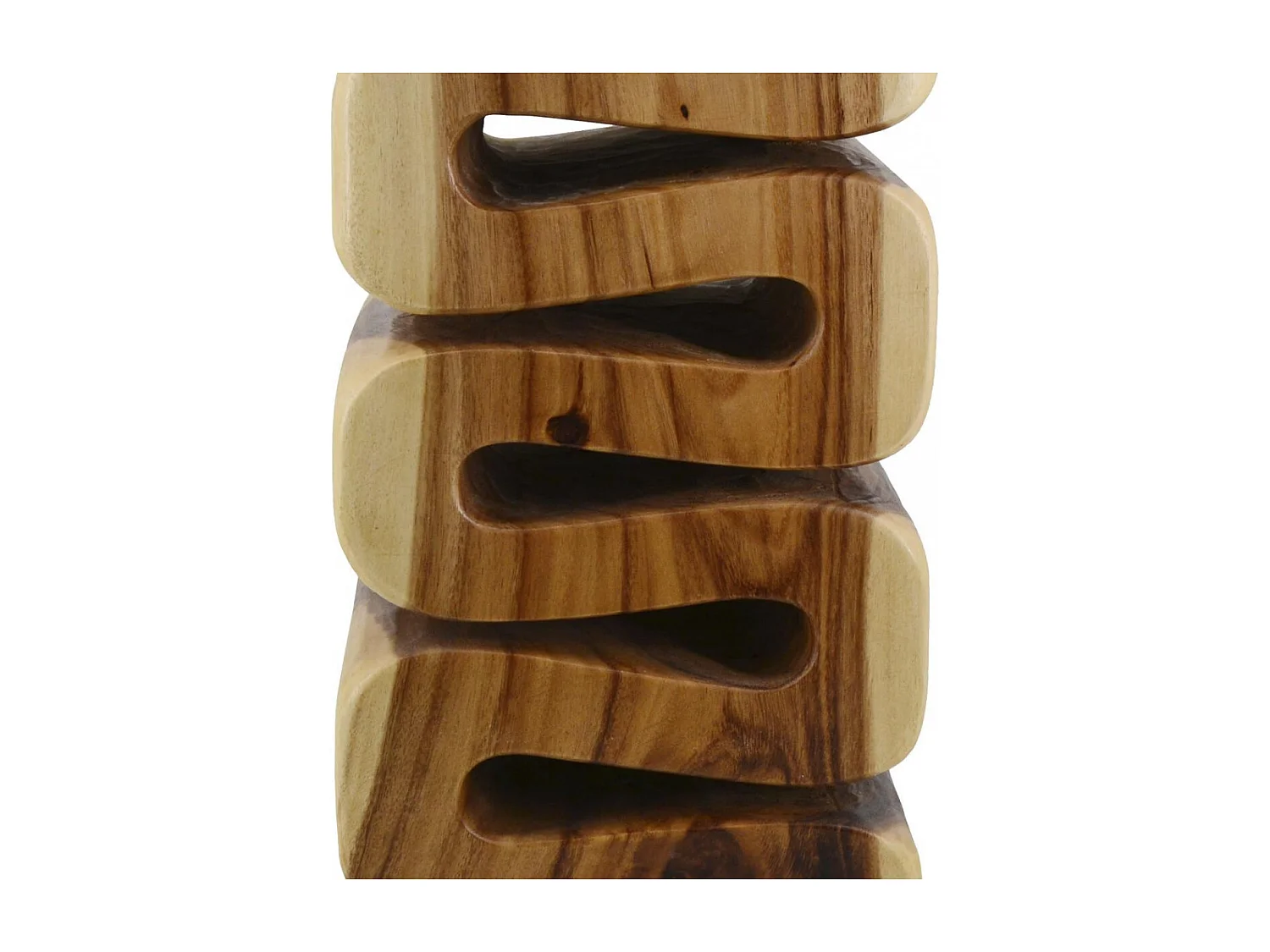 Tabouret Bois Marron - Décoration d'Autrefois