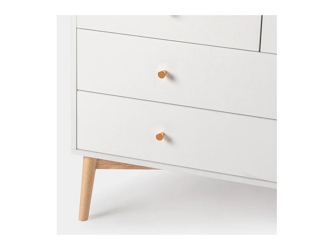 Cómoda de Lacado Blanco 76 x 100- Vichy