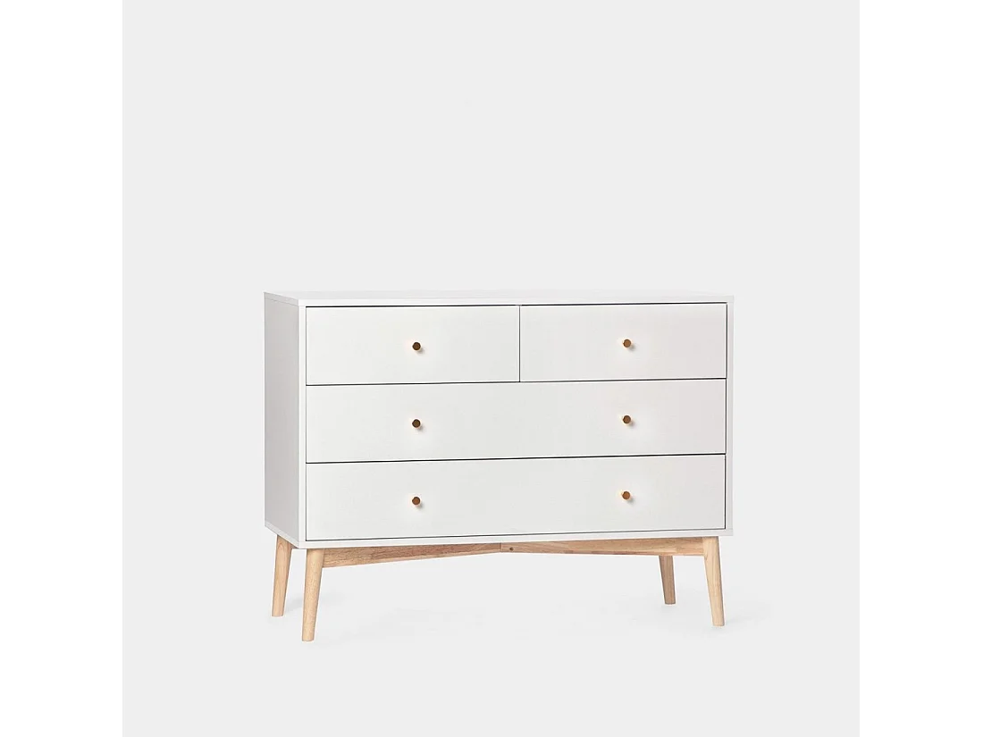 Cómoda de Lacado Blanco 76 x 100- Vichy