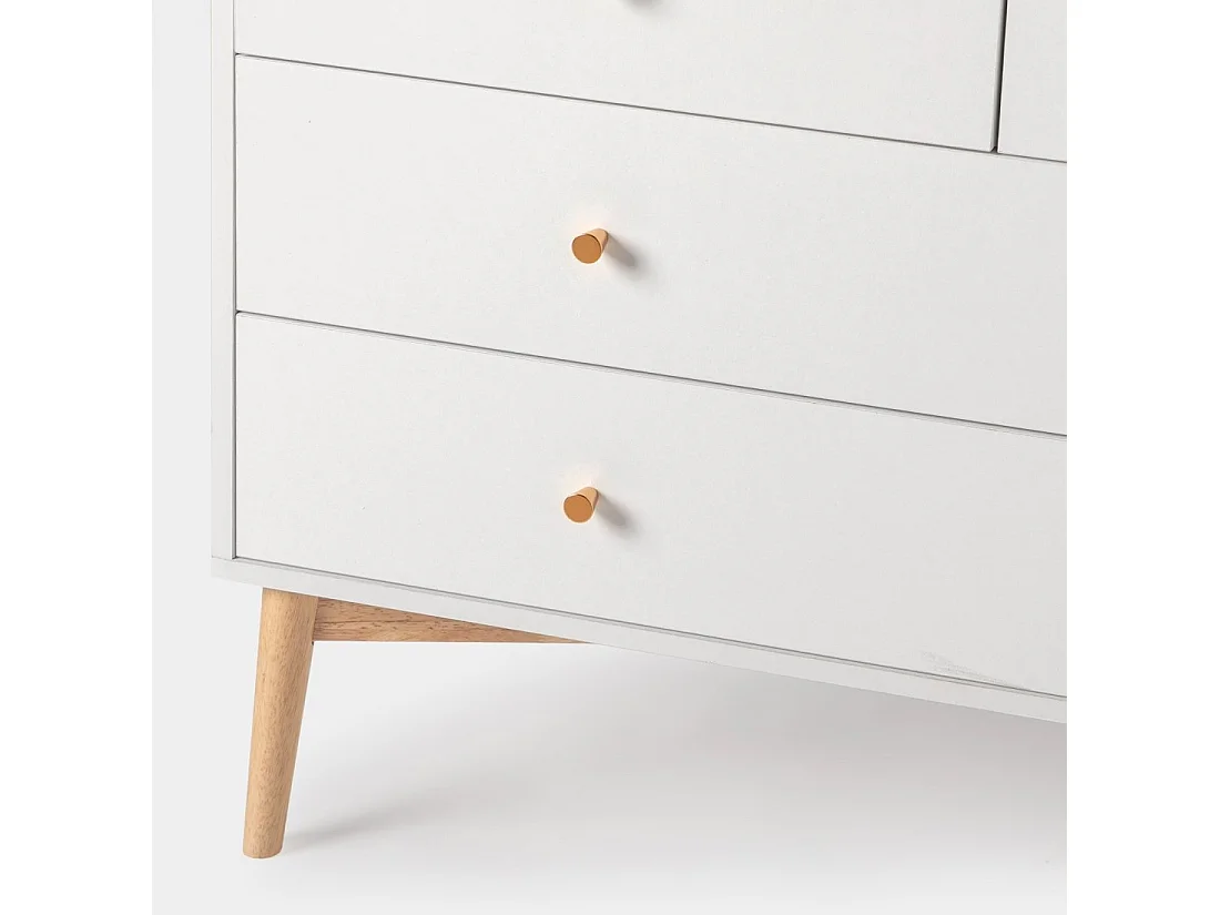 Cómoda de Lacado Blanco 76 x 100- Vichy