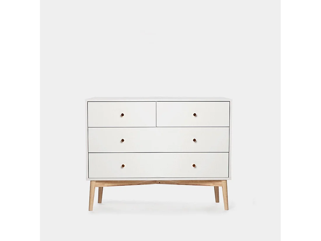 Cómoda de Lacado Blanco 76 x 100- Vichy