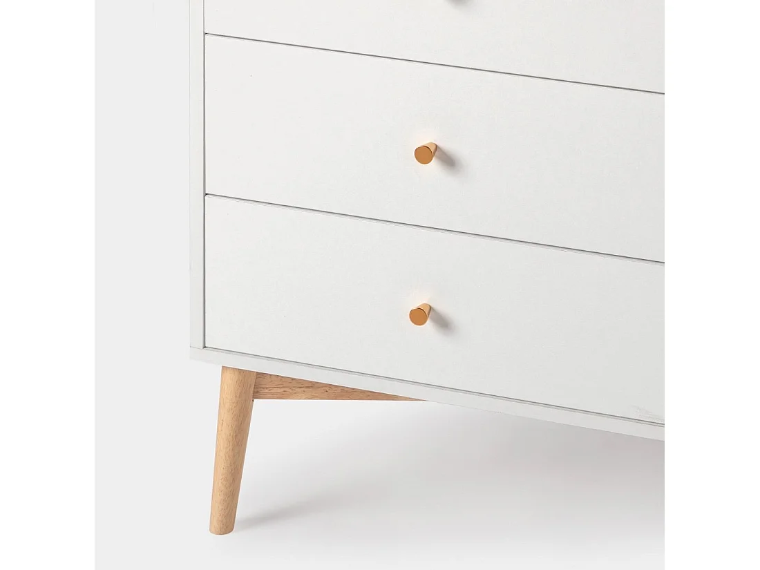 Cómoda de Lacado Blanco 76 x 100- Vichy