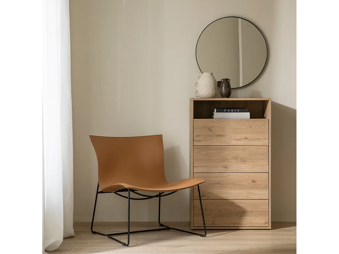 Sinfonier mélamine naturel 105,3 cm x 63,5 cm-Hegas