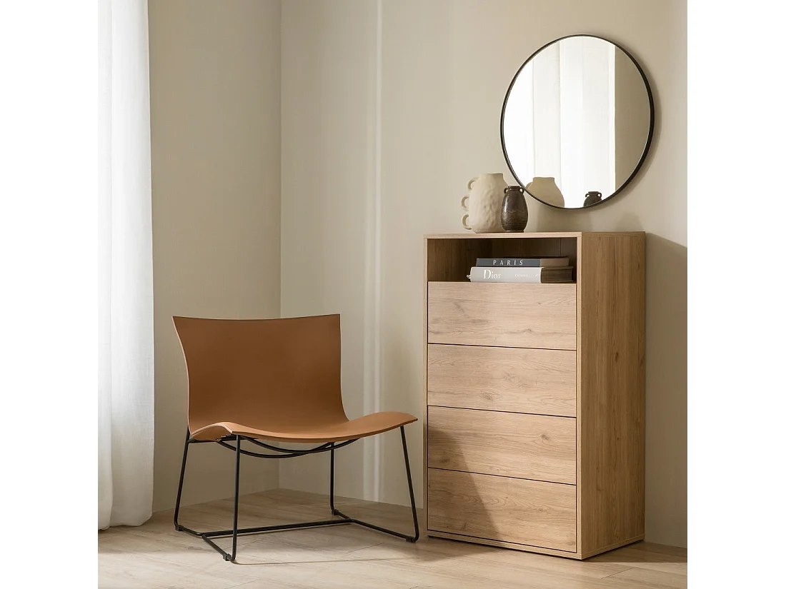 Sinfonier mélamine naturel 105,3 cm x 63,5 cm-Hegas