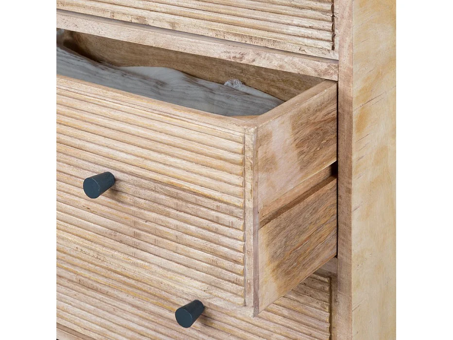 Comò legno massiccio di mango naturale 45x85