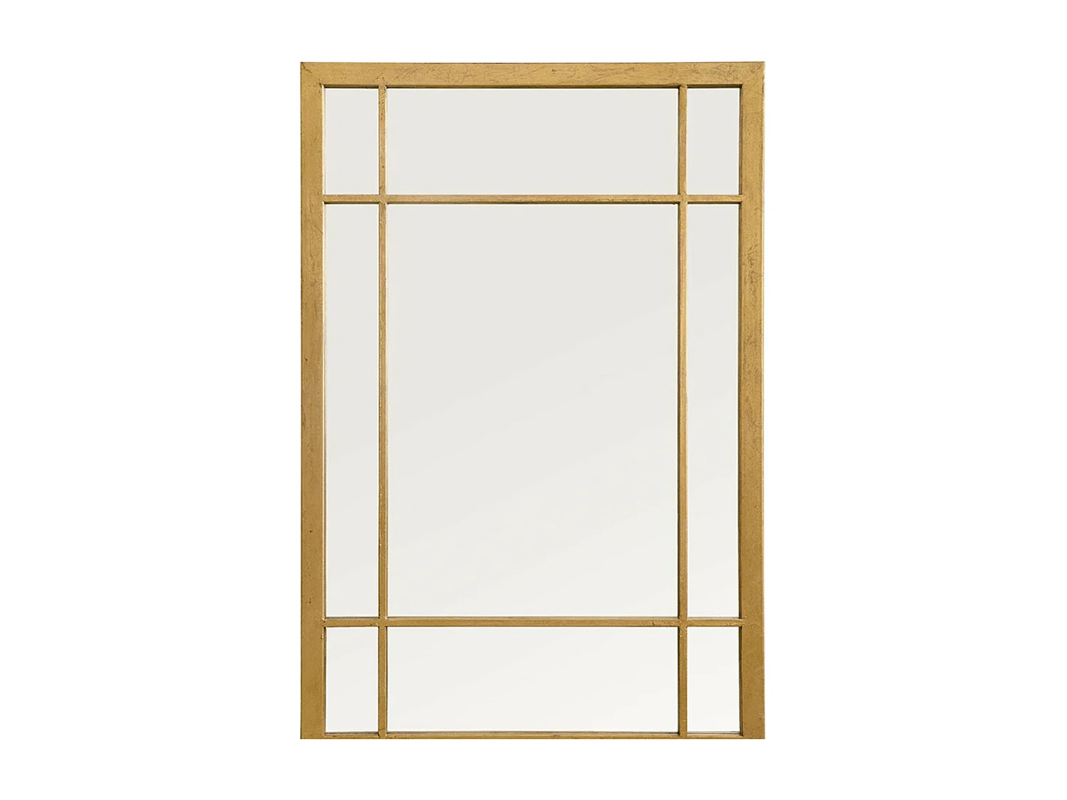 Miroir mural métal doré 90 cm x 60 cm-Moebe