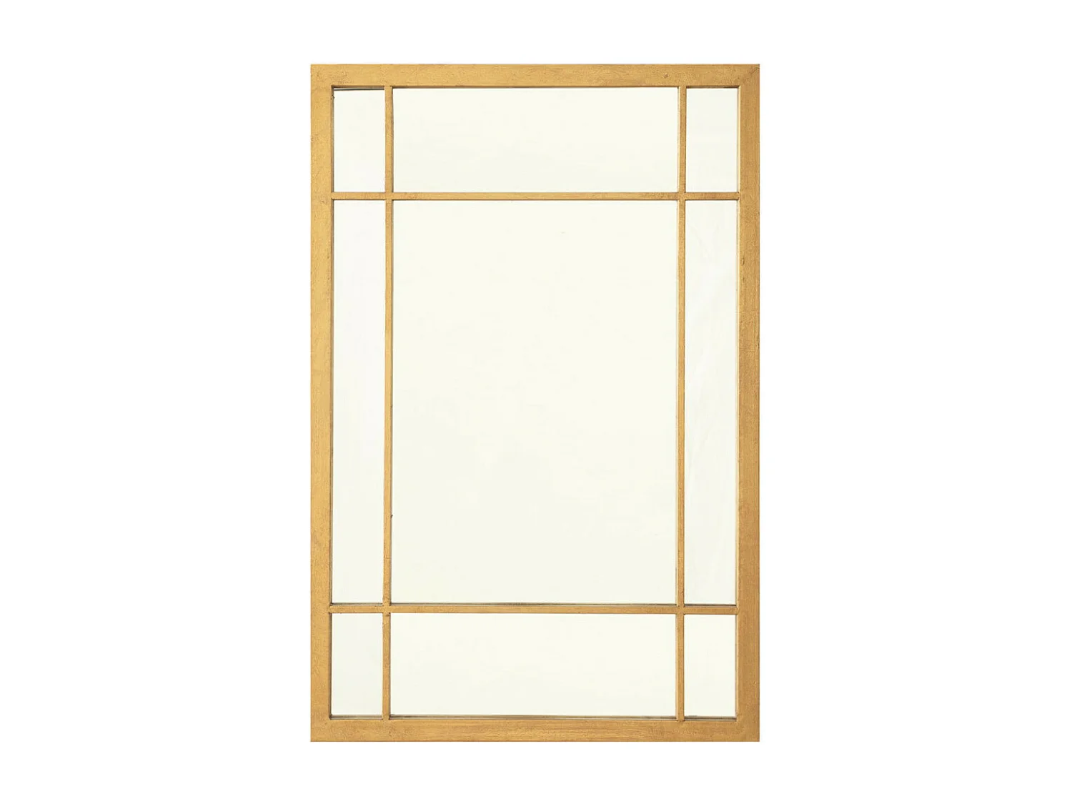 Miroir mural métal doré 90 cm x 60 cm-Moebe