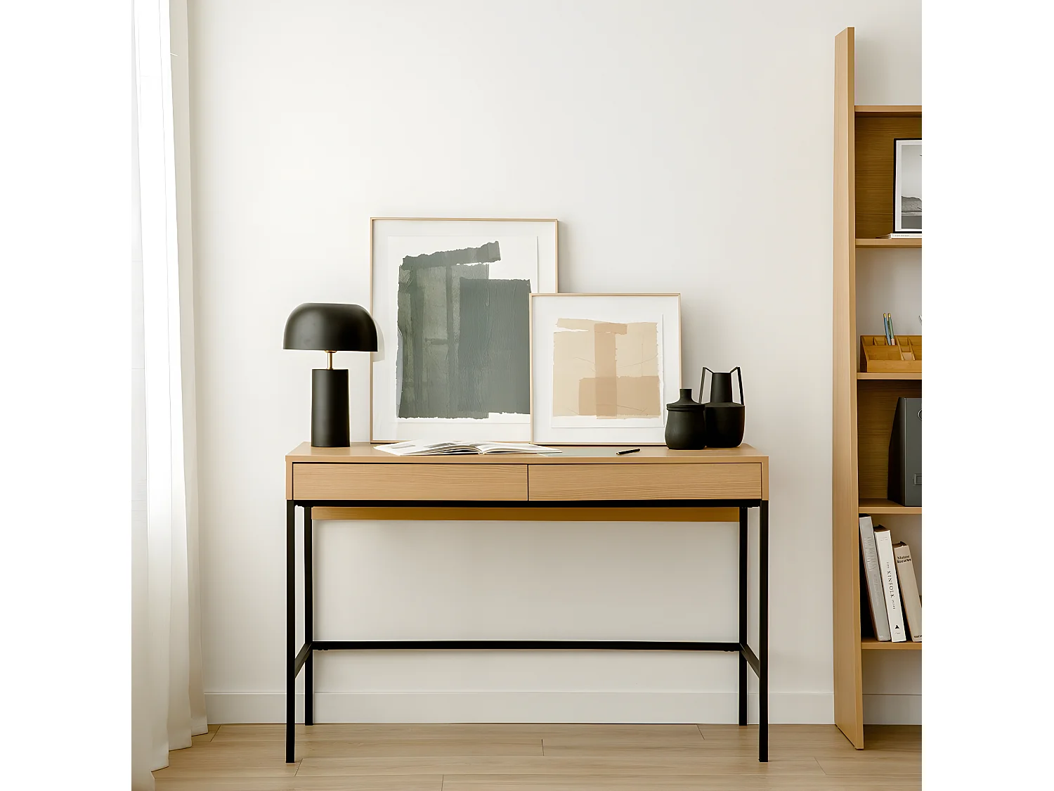 Bureau mélamine  76,5 cm x 120 cm-Imban