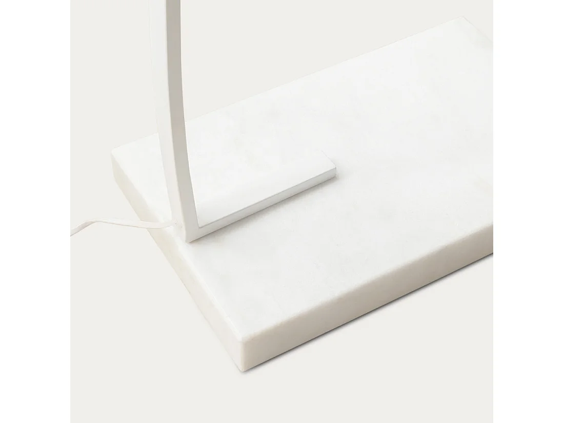 Lampe sur pied métal blanc 210 cm x 195 cm-Arch