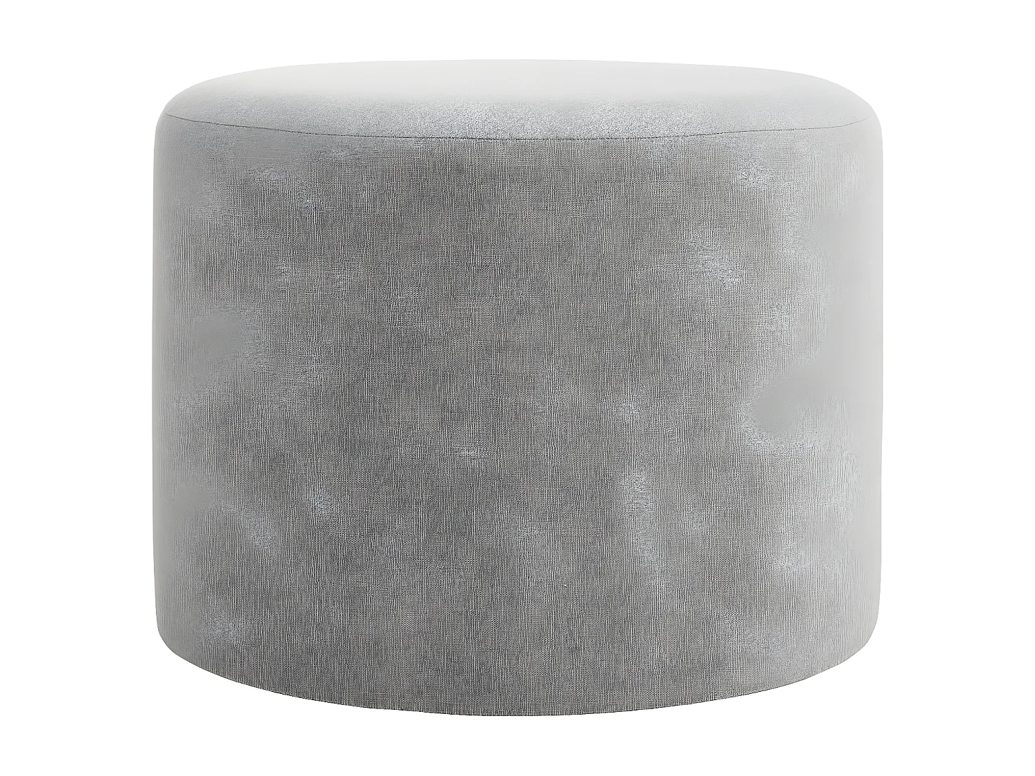 Pouf tapissé  45 cm x 60 cm-Ornel