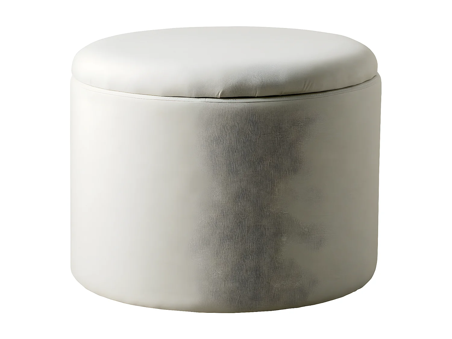 Pouf tapissé  45 cm x 60 cm-Ornel