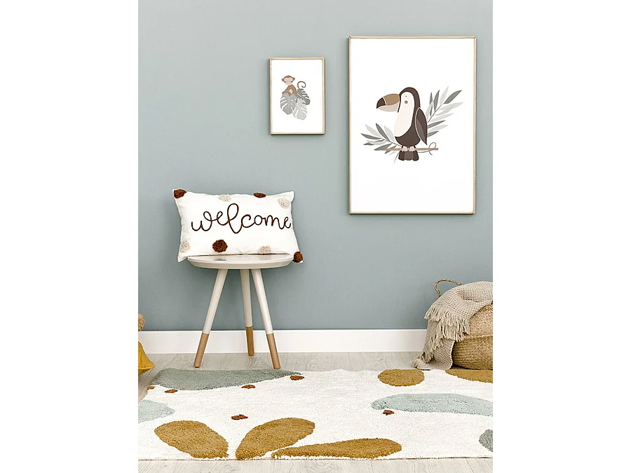 Tapis textile  150 cm x 100 cm-Tropic