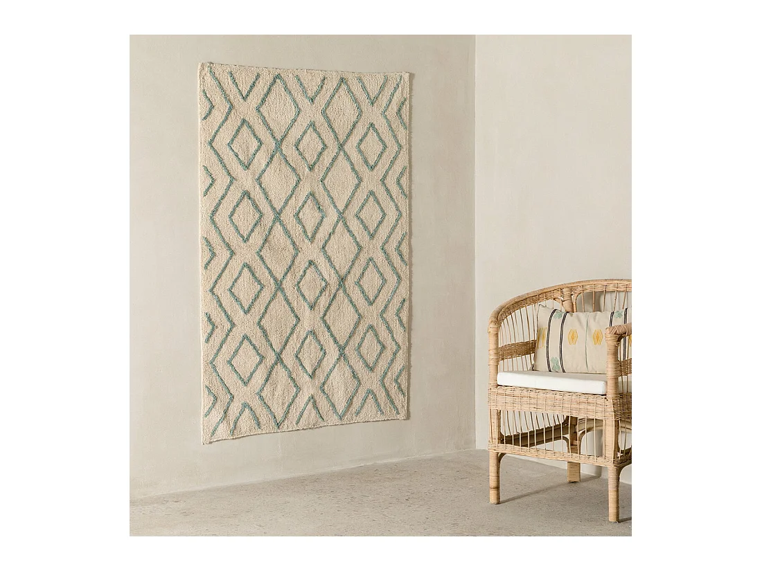 Tapis textile  150 cm x 100 cm-Moibu
