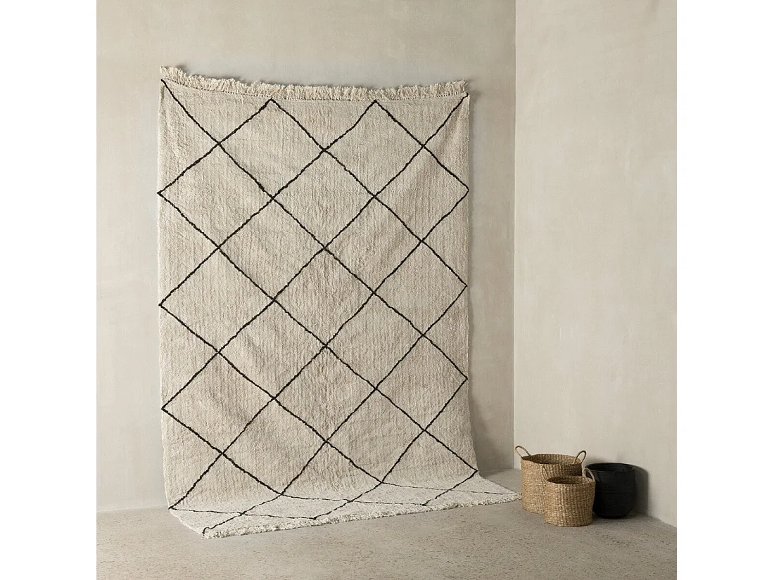 Tapis textile  300 cm x 200 cm-Lura