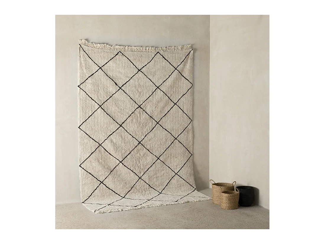 Tapis textile  300 cm x 200 cm-Lura