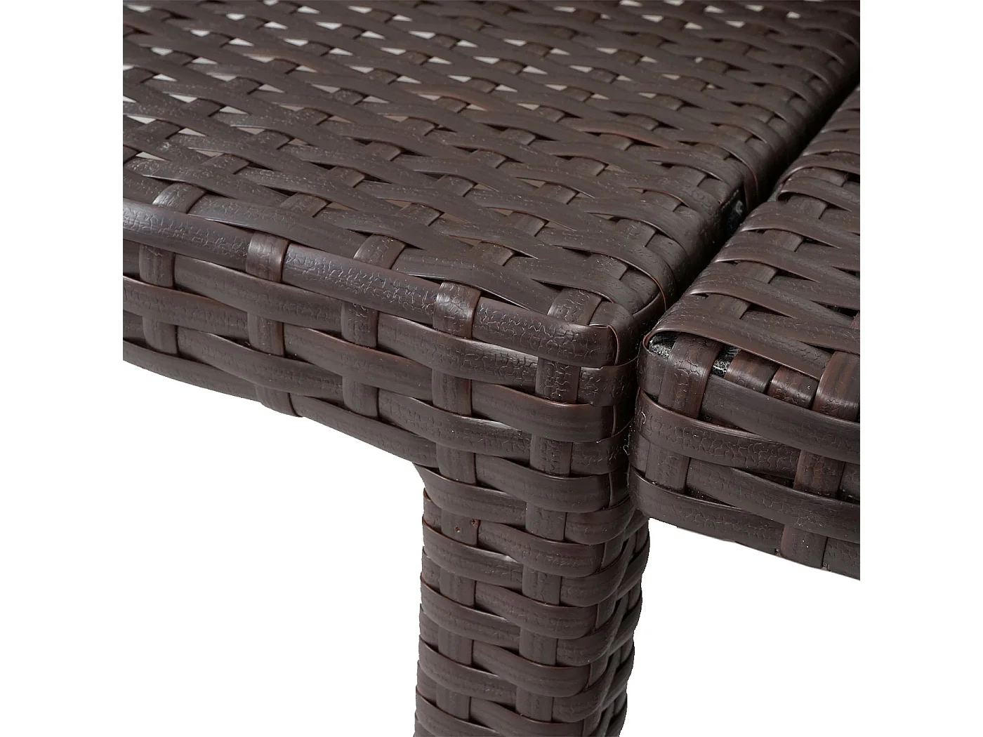 Poly-Rattan Bain de soleil MCW-A51 Premium,  Basic marron, coussin crème