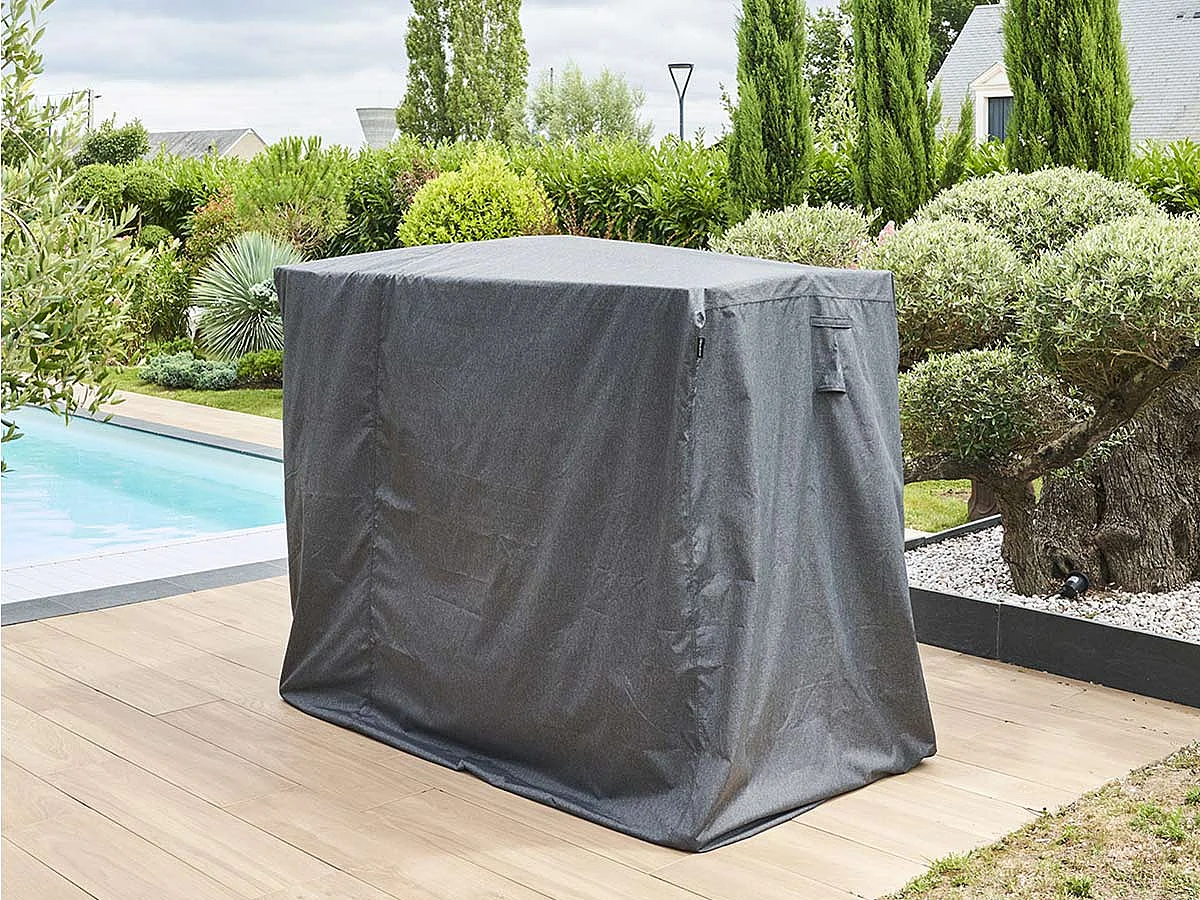 Housse pour balancelle Hambo gris - 210 x 140 x 190 cm - Hespéride