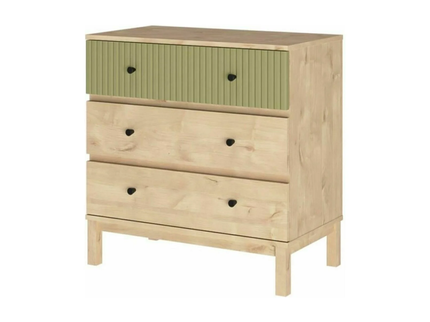 Commode à langer 3 tiroirs  panneaux de fibres bois KIWI