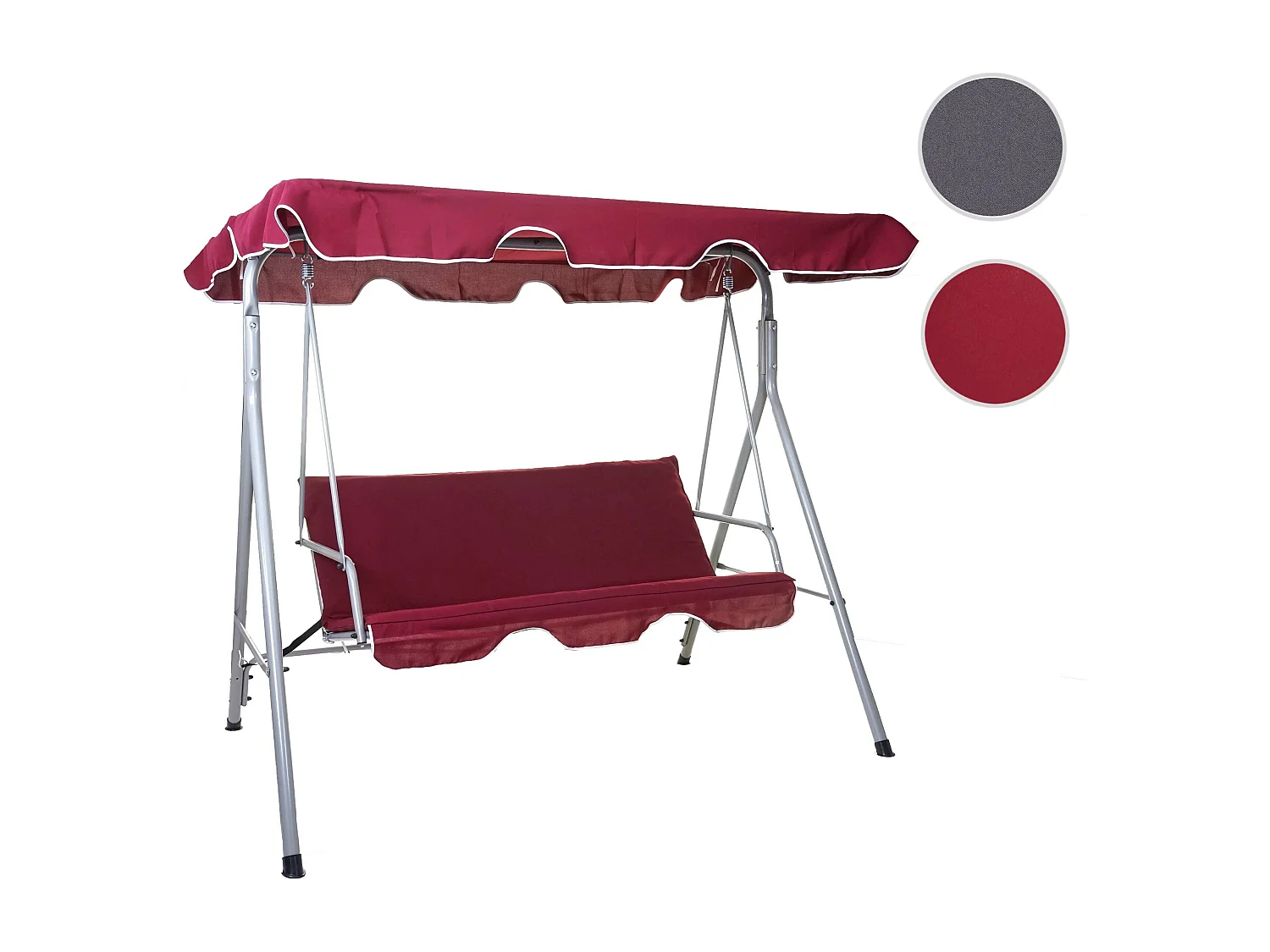 Balancelle de jardin MCW-D61,  bordeaux