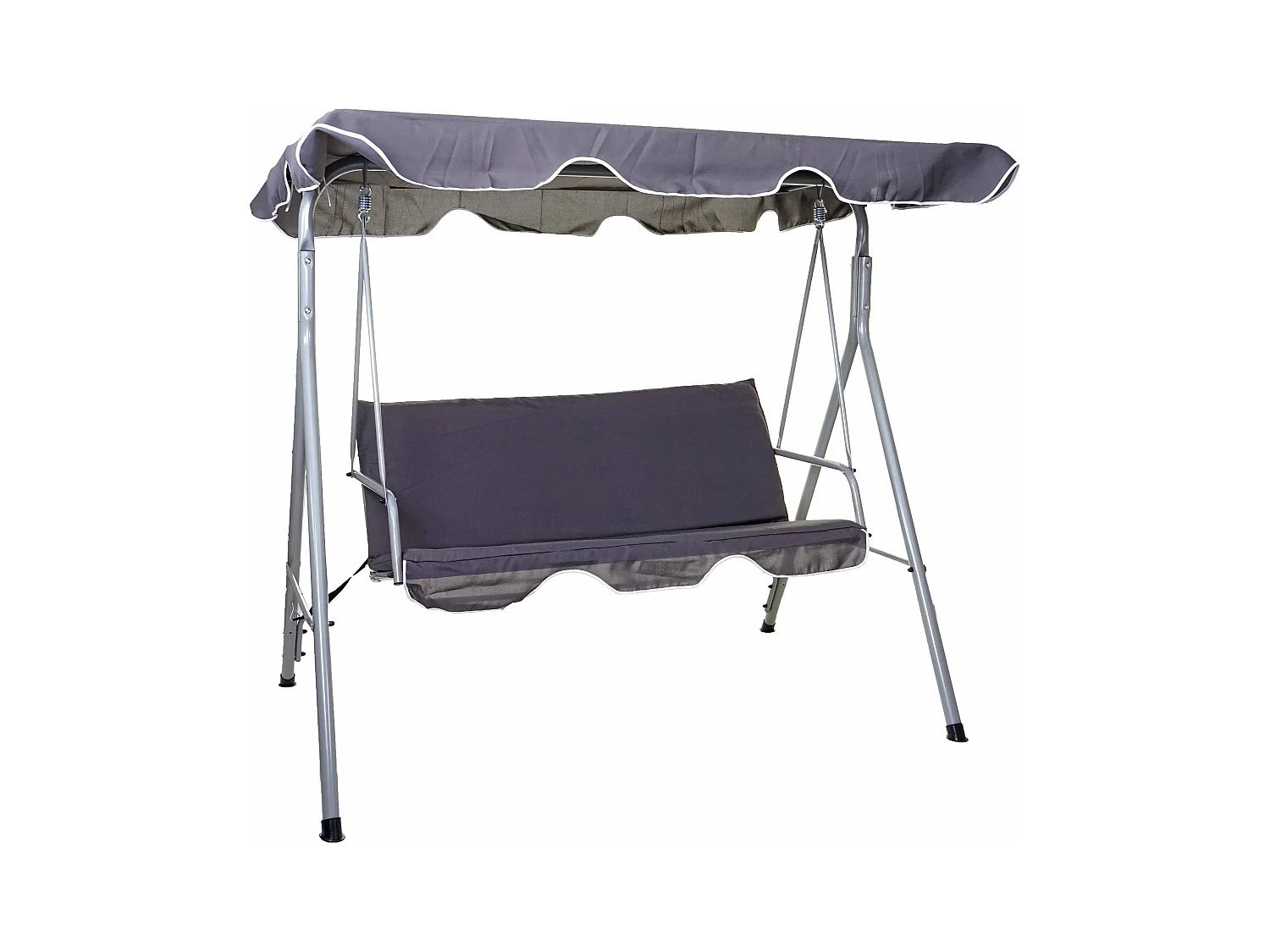 Balancelle de jardin MCW-D61,  gris foncé