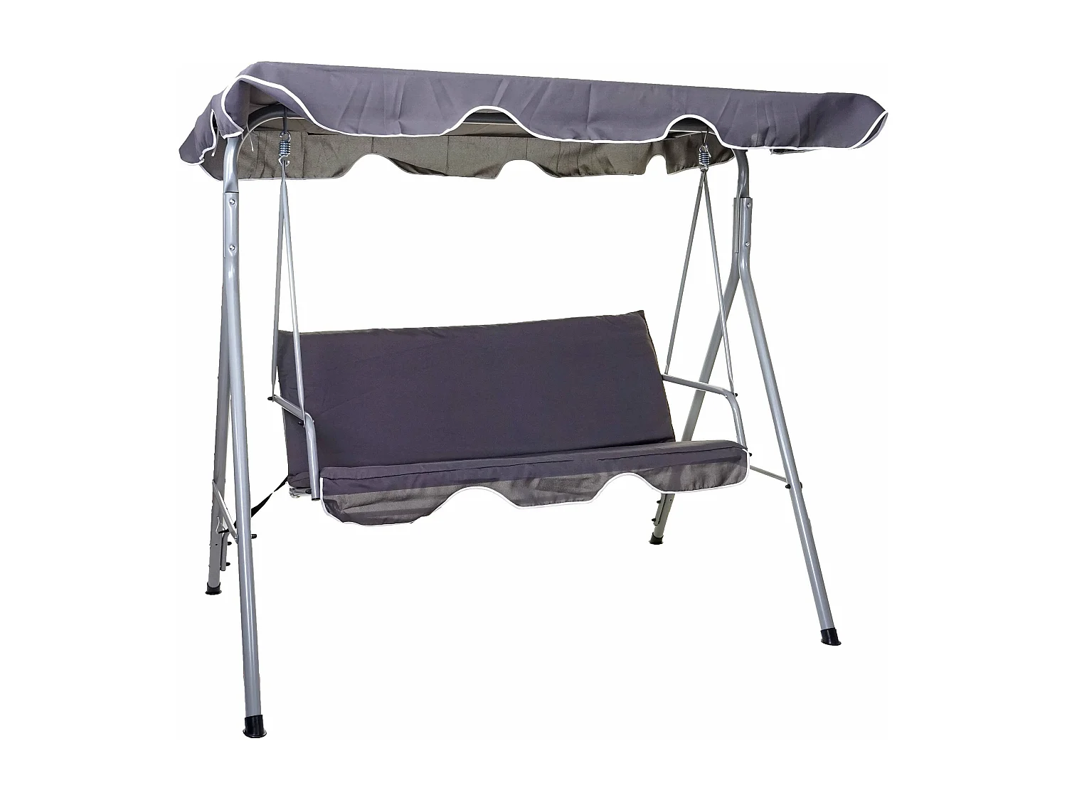 Balancelle de jardin MCW-D61,  gris foncé