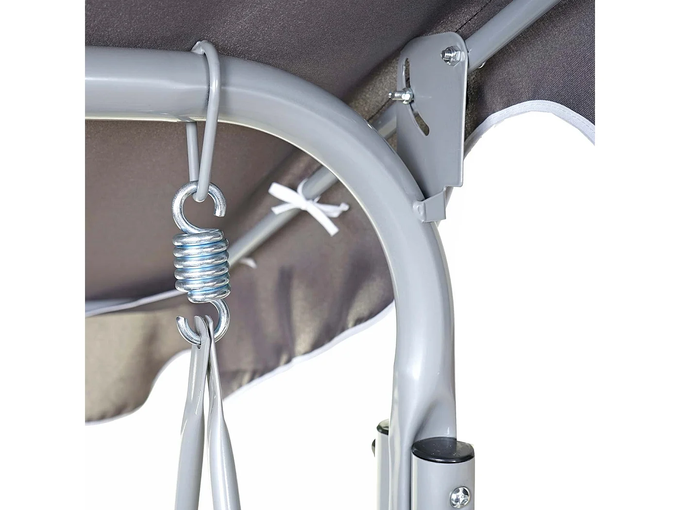 Balancelle de jardin MCW-D61,  gris foncé