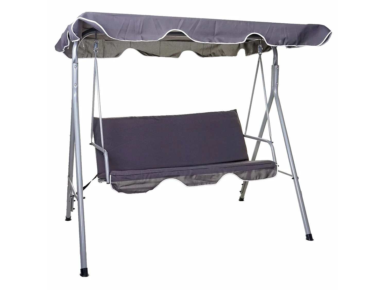 Balancelle de jardin MCW-D61,  gris foncé