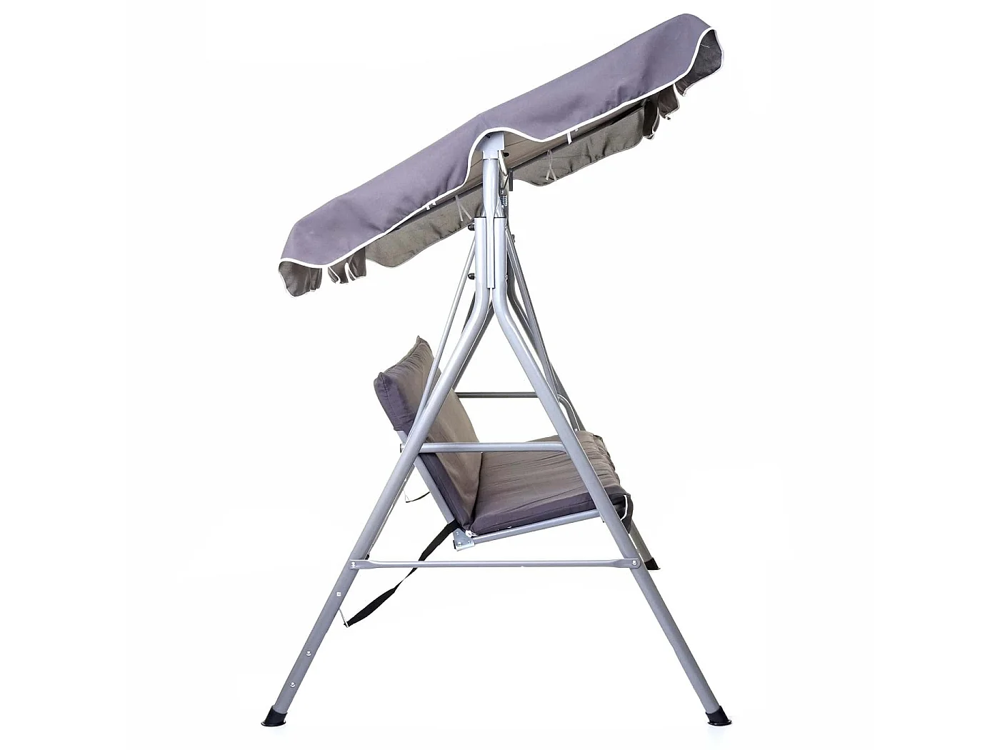 Balancelle de jardin MCW-D61,  gris foncé