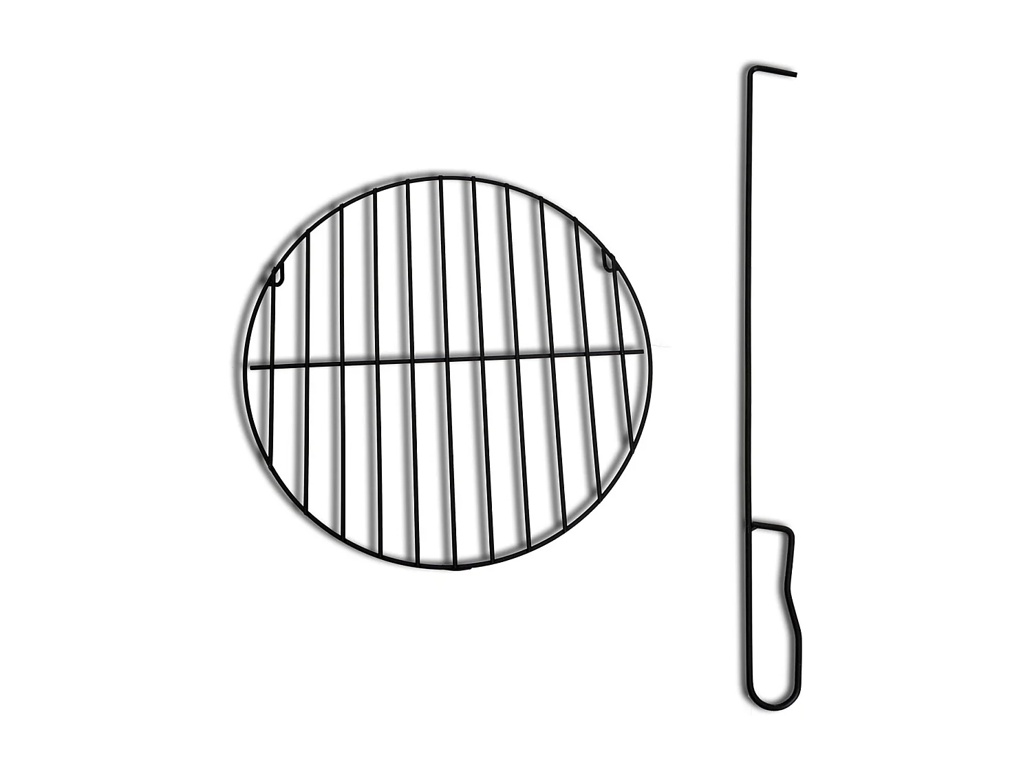 Four de jardin MCW-K90,  120x43cm noir