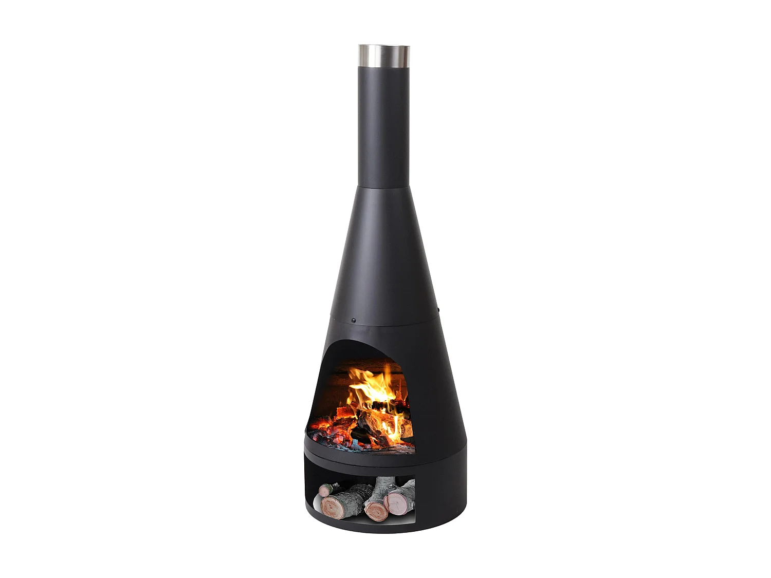 Four de jardin MCW-K90,  120x43cm noir