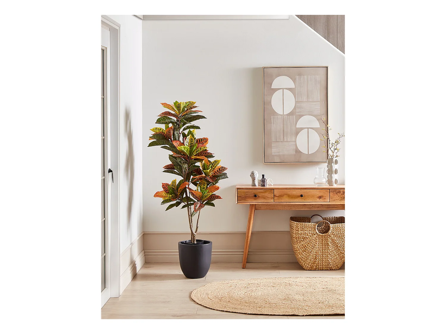 Plante artificielle CODIAEUM 140 cm Vert