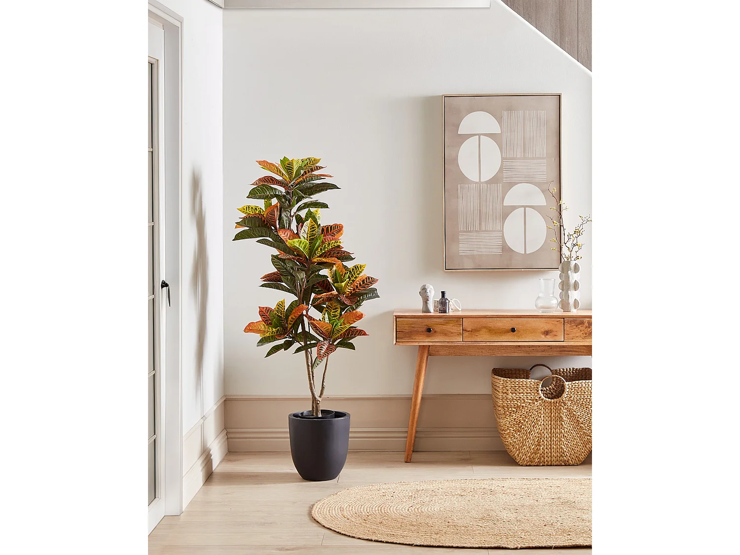 Plante artificielle CODIAEUM 140 cm Vert