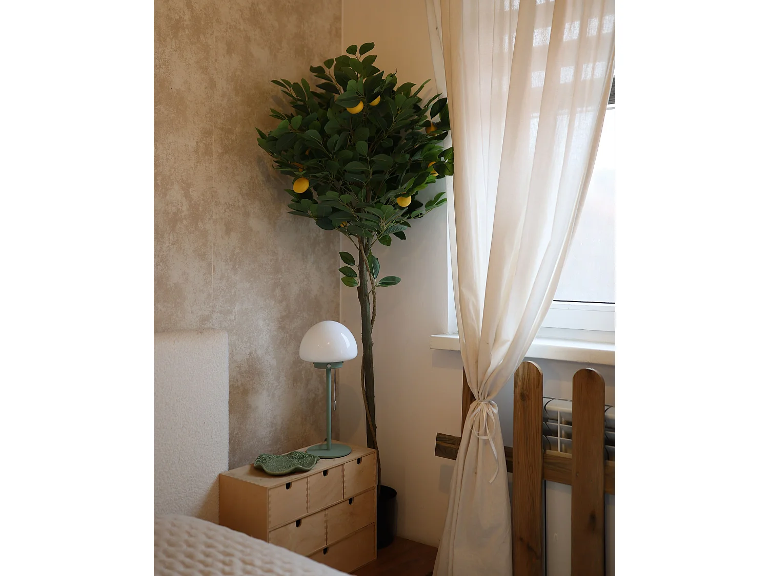 Kunstpflanze im Blumentopf 156 cm LEMON TREE