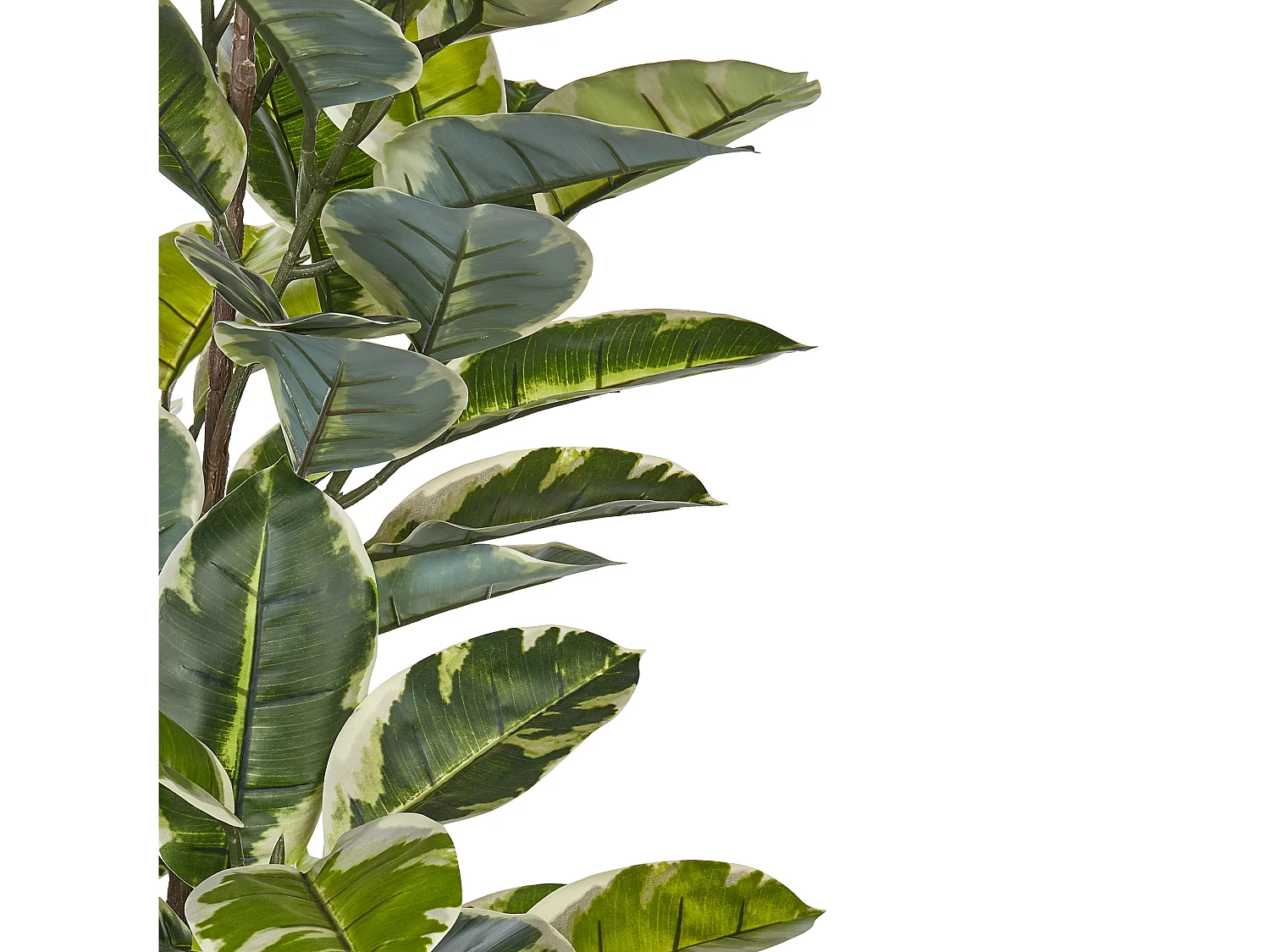 Kunstpflanze im Blumentopf 160 cm FICUS ELASTICA