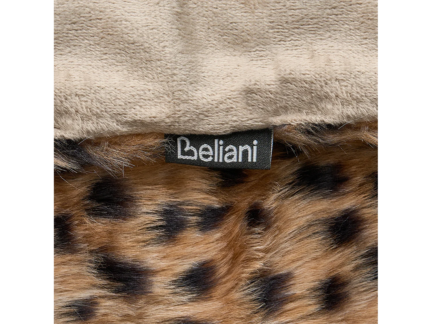 Couvre-lits KUDELI Fourrure synthétique 150 x 200 cm Marron