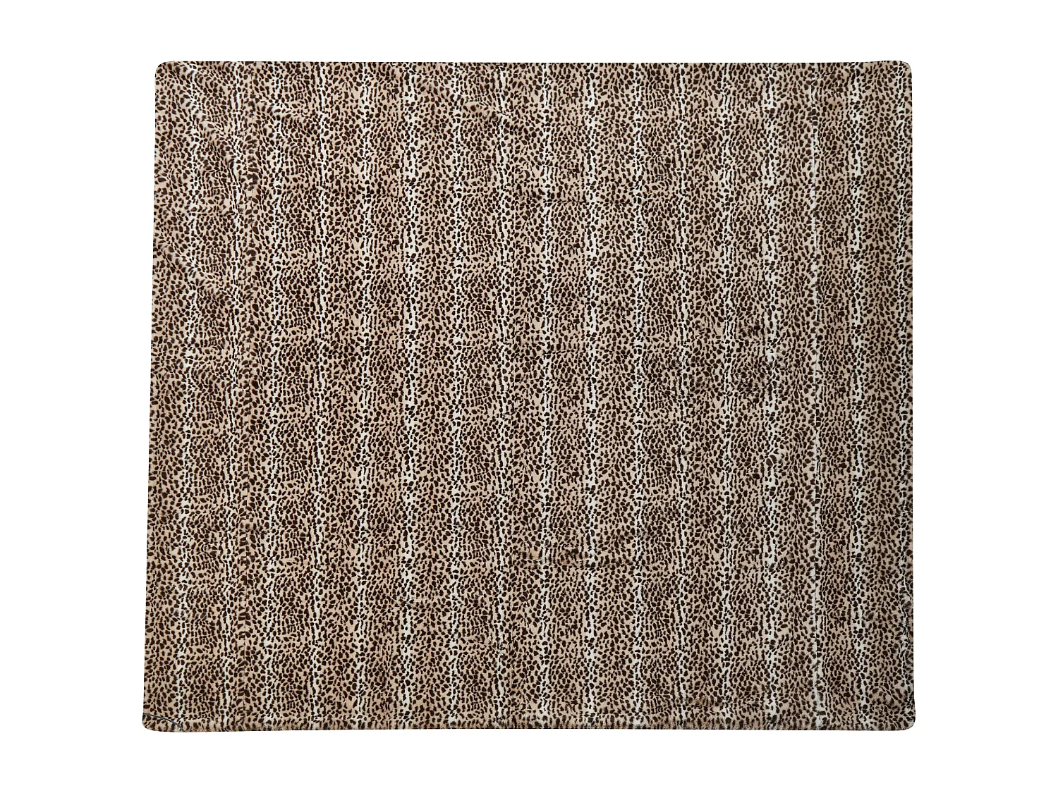 Couvre-lits KUDELI Fourrure synthétique 200 x 220 cm Marron