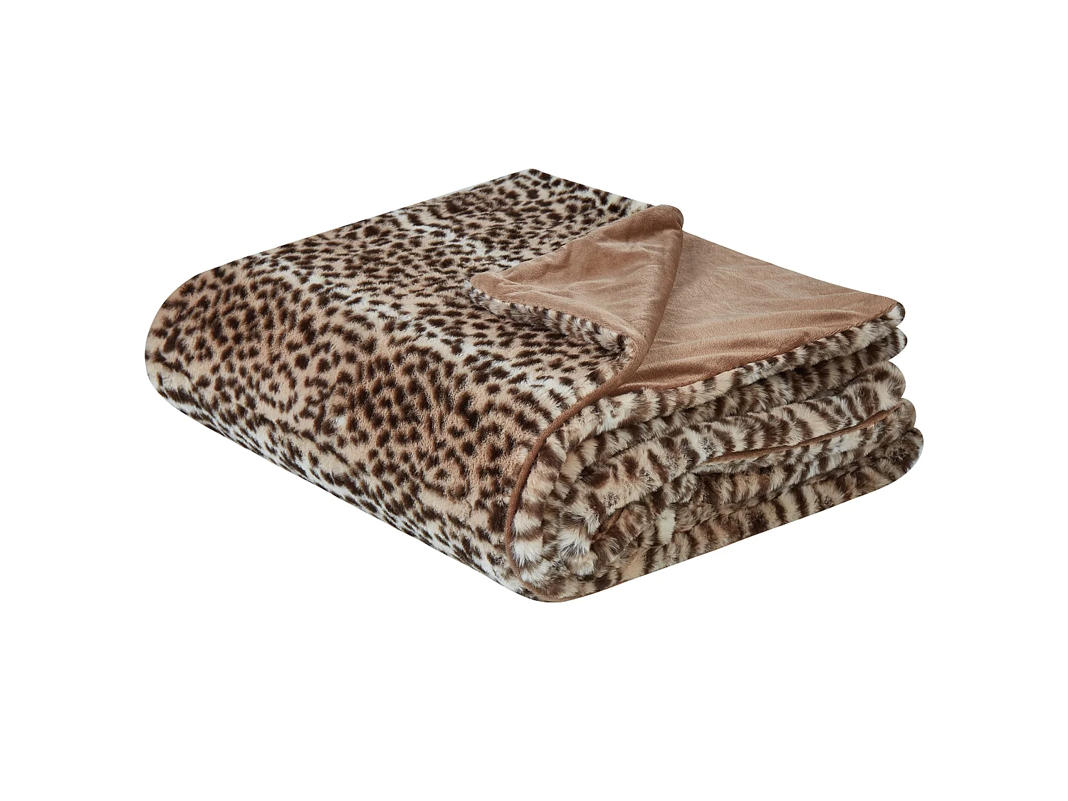 Piumone KUDELI Finta pelliccia 200 x 220 cm Marrone