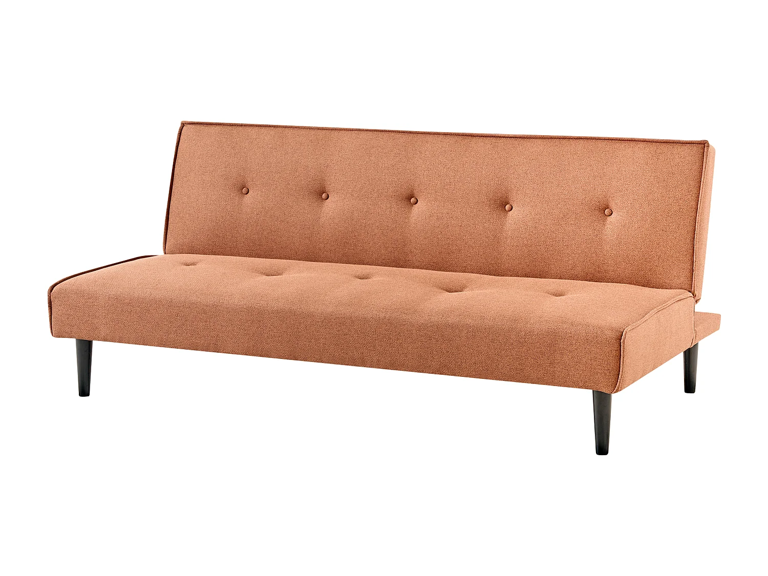 Sofa rozkładana VISBY Złoty brąz dla 3 osób