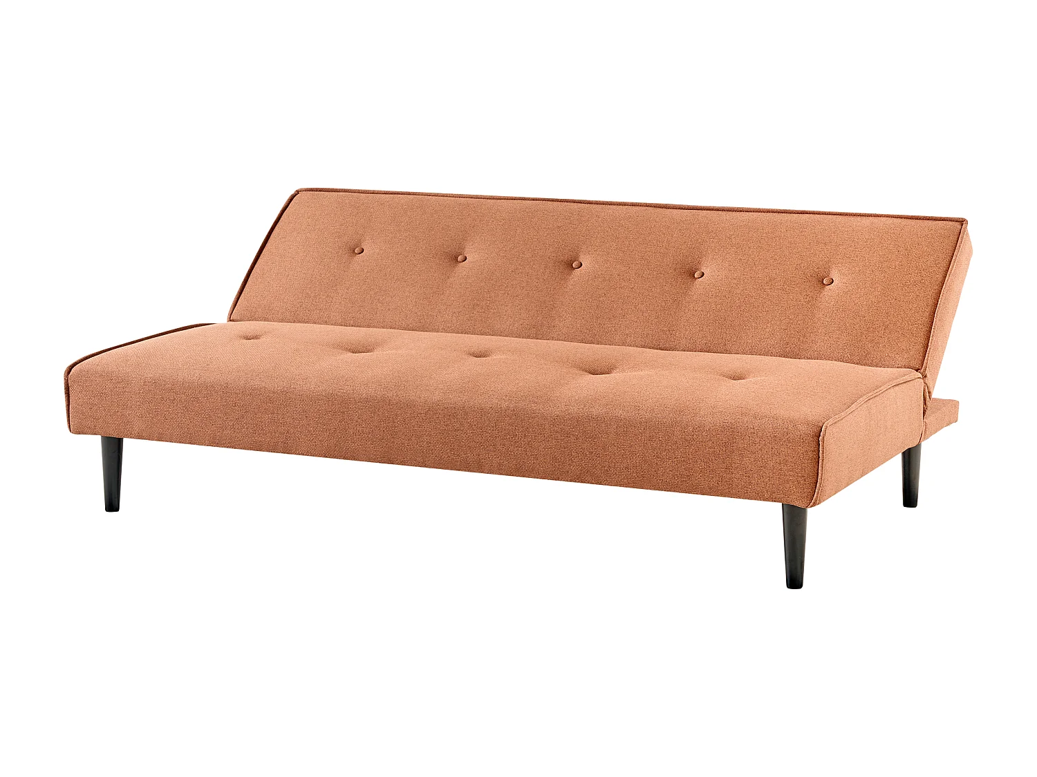 Sofa rozkładana VISBY Złoty brąz dla 3 osób