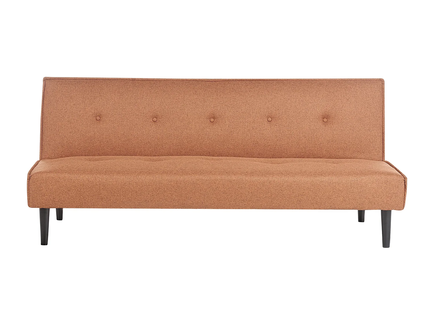 Schlafsofa VISBY Stoff Goldbraun 3-Sitzer