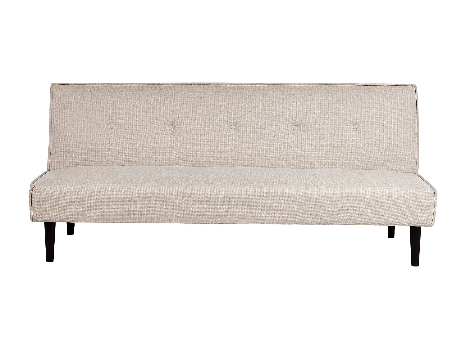 Canapé-lit 3 places VISBY Tissu Beige