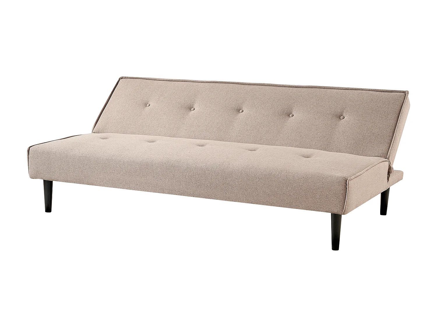 Slaapbank VISBY Stof Beige 3-zitter