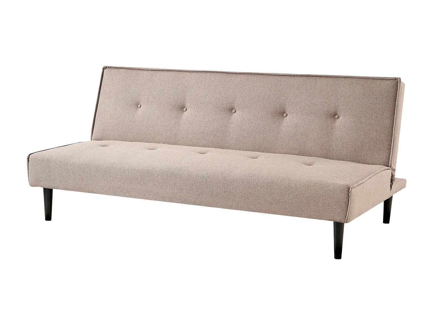 Canapé-lit 3 places VISBY Tissu Beige