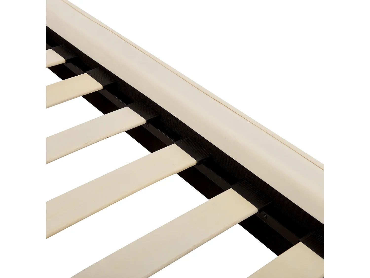 Bed Fluweel SENLIS 180 x 200 cm Beige