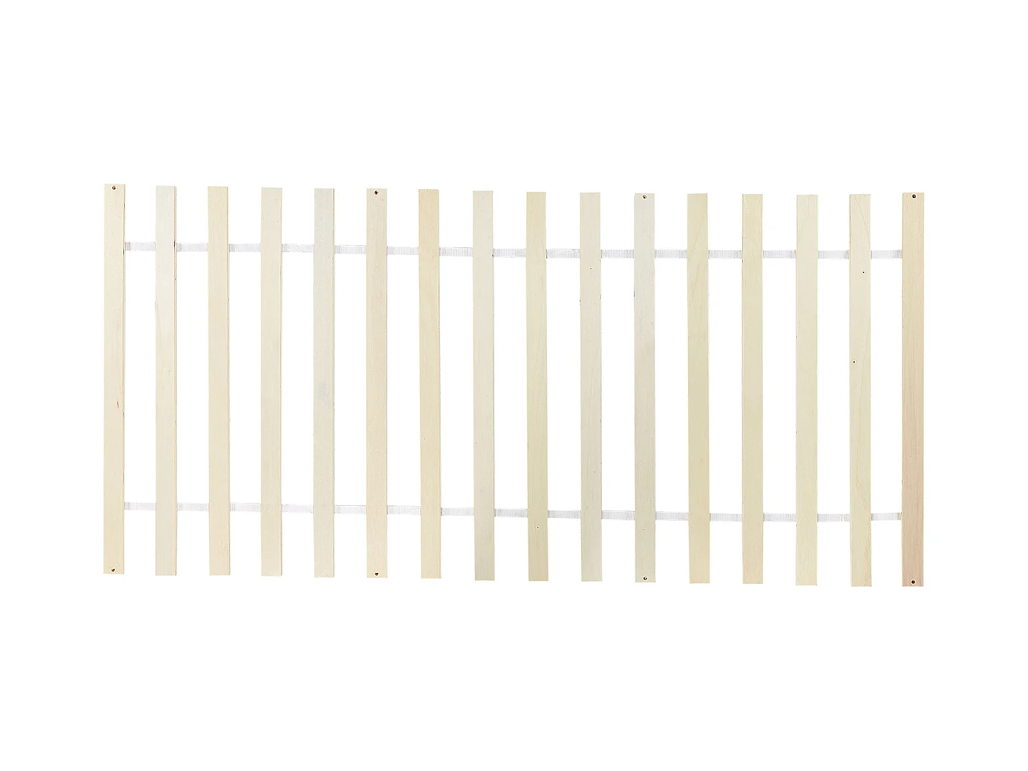 Lit avec sommier Bois de pin FLORAC 90 x 200 cm Marron clair