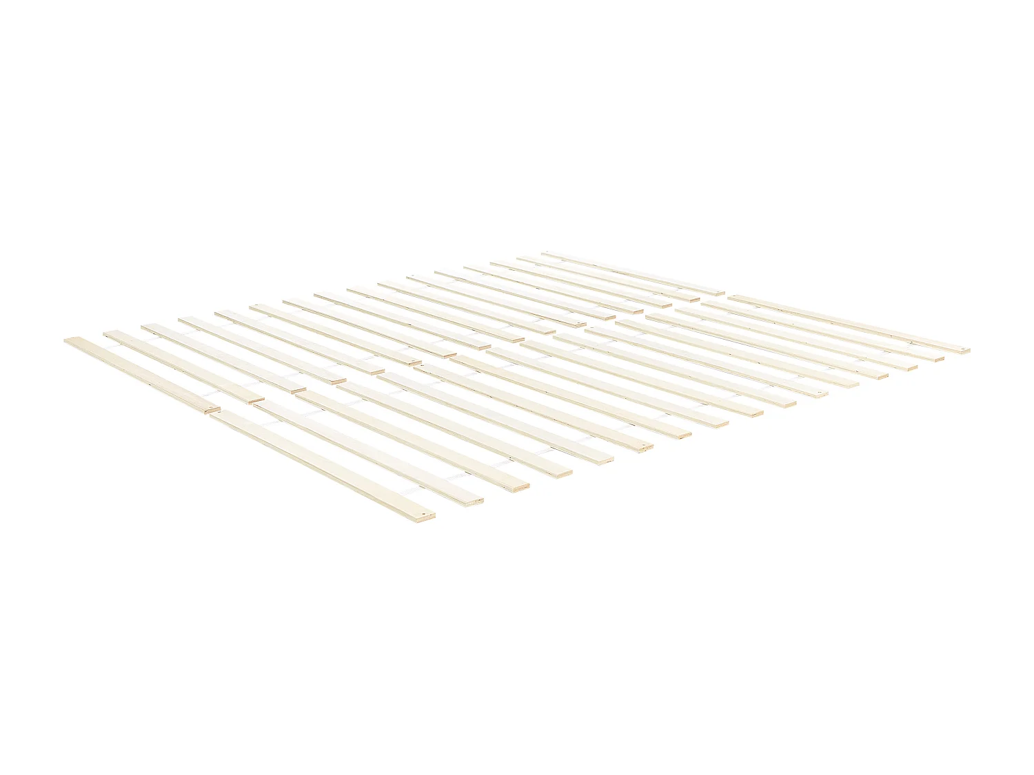 Lit avec sommier Bois de pin FLORAC 180 x 200 cm Marron clair