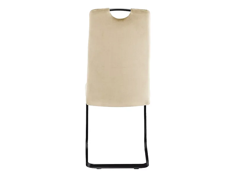 Krzesło tapicerowane AXO VELVET beżowe